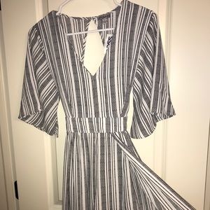 Striped romper/dress